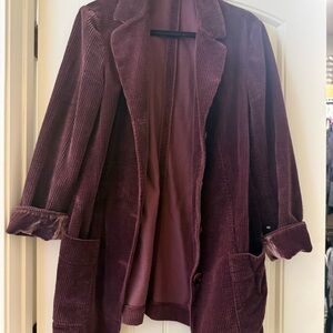 Vtg j Jill Corduroy Jacket blazer - Purple